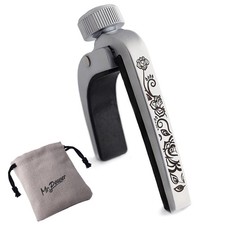Guitar Capo Zinc Alloy Clamp 3 Colors Available Guitar Accessories (Silver)