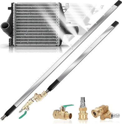 #ad 47quot; amp; 24quot; Radiator Cleaning Wand 2 Piece Set 4500 PSI Stainless Steel Dual $30.06