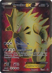 Tyranitar EX 91/98 Full Art Holo Ancient Origins