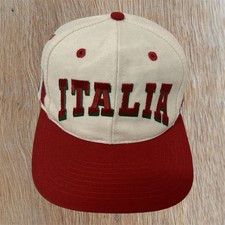 Forza Italia TOW Top of the World Snapback Hat Cap Side Italian Flag Logo Script