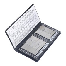 Surface Roughness Comparator Set Ra0.05-12.5mm with 30 Specimens for Machining