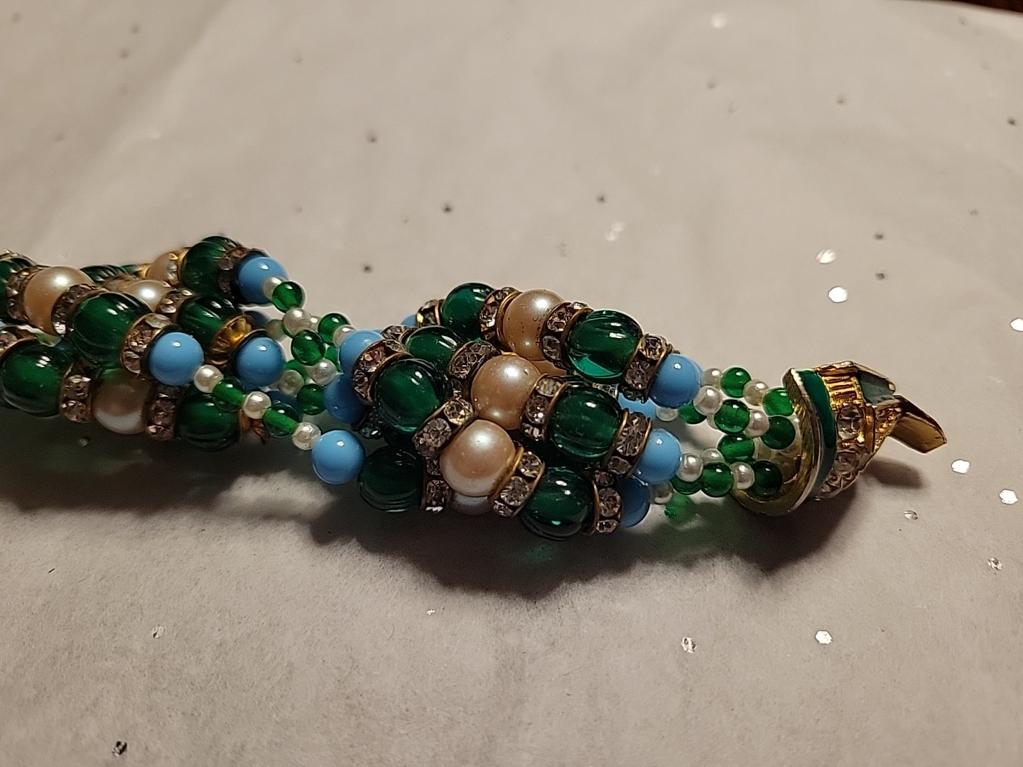Stunning Kenneth Jay Lane KJL  Enameled Crystal B… - image 11