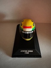 F1 Casque Ayrton Senna Mclaren Honda MP4/4 1988 Minichamps 1/8