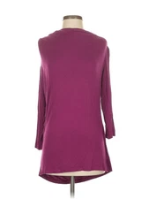 H By Halston Women Red 3/4 Sleeve T-Shirt XS