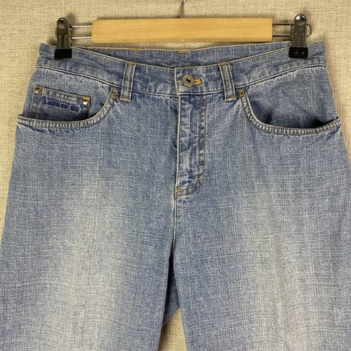 Vintage Lauren Jeans Co Ralph Lauren Caprihose Damen 6 Petite Blue Denim - Bild 2 von 9