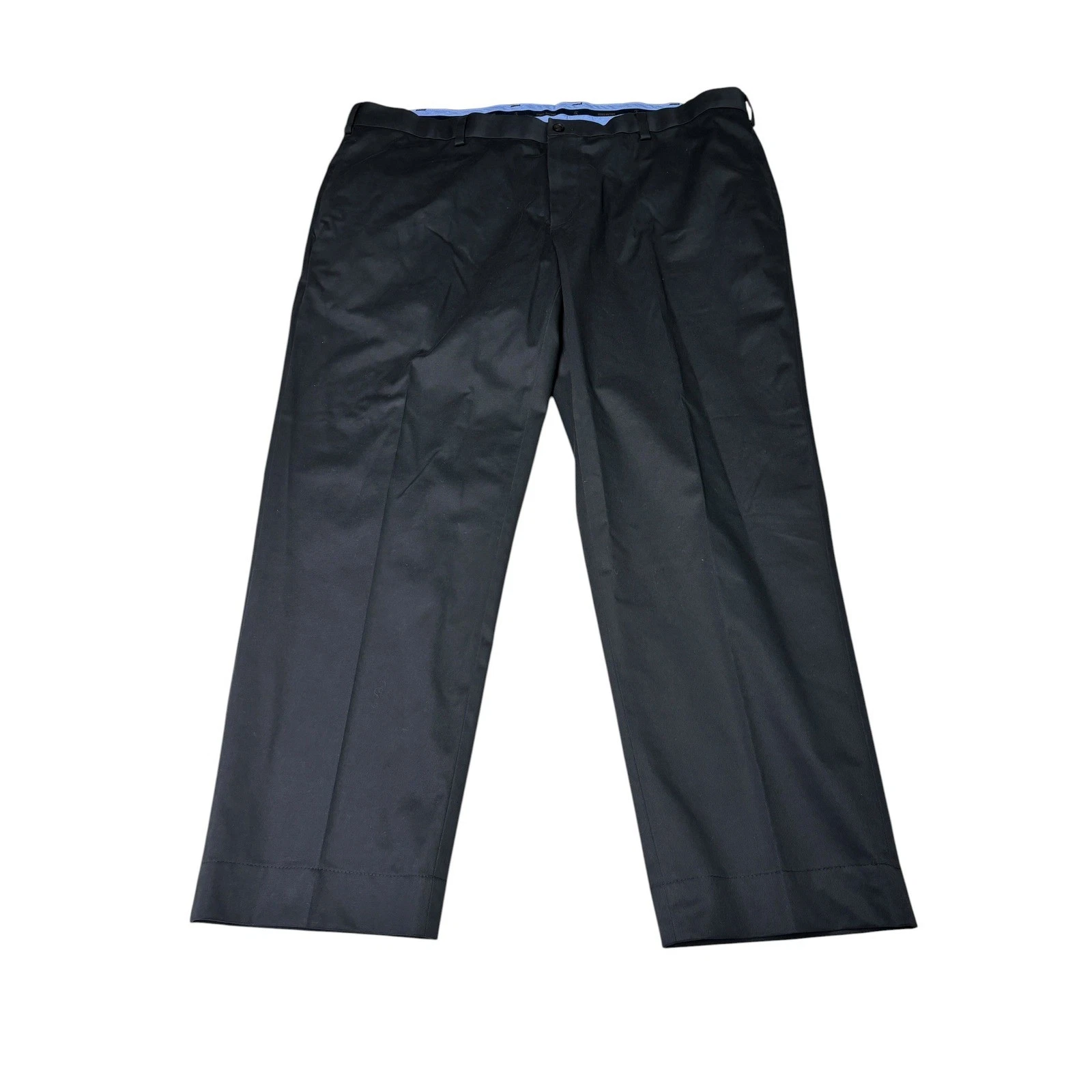 Brooks Brothers Mens Navy Blue Lightweight Advantage Chino Pants W42 L28 Regular