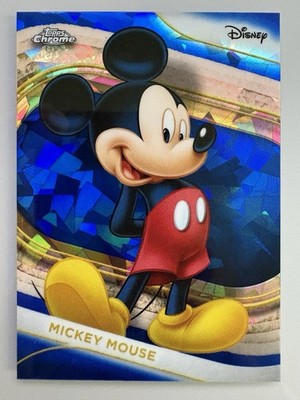 2025 Topps Chrome Disney Sapphire #1 Mickey Mouse