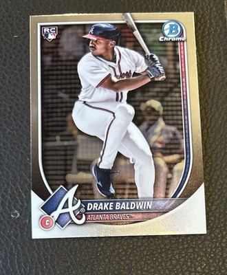 2025 Bowman Chrome Drake Baldwin RC Rookie Card #75 Atlanta Braves