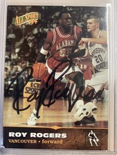 Alabama Basketball Roy Rogers Signed card 