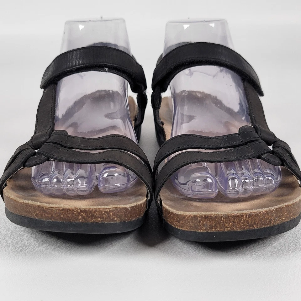 Teva Women’s Ventura 6389 Leather Cork Wedge Strappy Sandal Size 9 EU 40 - Image 3 of 4