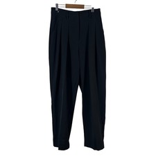 Nasty Gal Collection Black Pleated High Rise Tapered Trousers Pants Size 6 US
