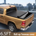 6.5FT Roll-Up Soft Truck Bed Tonneau Cover For 2009-26 Ford F150 Waterproof