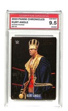 2023 Panini Chronicles WWE Action Packed #AP25 Kurt Angle Overtime Graded 9.5