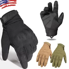Tactical Airsoft Shooting Gloves Touch Screen Fingers Motorcycle Cycling Gloves