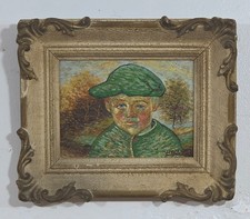 ANTIQUE OIL ON CANVAS BY VAN GOGH CIRCA 1888 WITH FRAME FREE SHIPPING