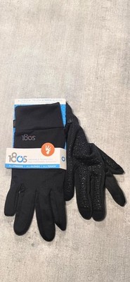 180s Men Gloves Foundation All Touch Smart Screen Reflective Winter Glove Black