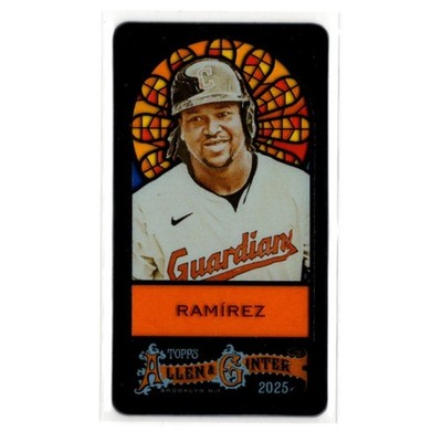 Jose Ramirez #612 2025 Topps Allen - Ginter Stained Glass Mini SP Baseball Card