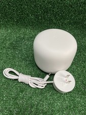 Google Nest H2D Mesh WiFi Point Extender White w/ Power, Tested Works.