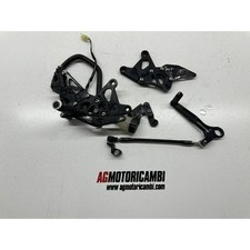 COPPIA PEDANE PILOTA ARRETRATE REGOLABILI AVBD KAWASAKI NINJA 600 ZX-6R 2007-200