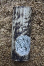 VERY RARE CARN VASE WITH INSIDE HAIRLINE THAT DOES NOT COME THROUGH