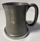 Vintage Brooks Brothers England Pewter Clear Bottom 12oz Tankard Stein Mug #586 — photo 1