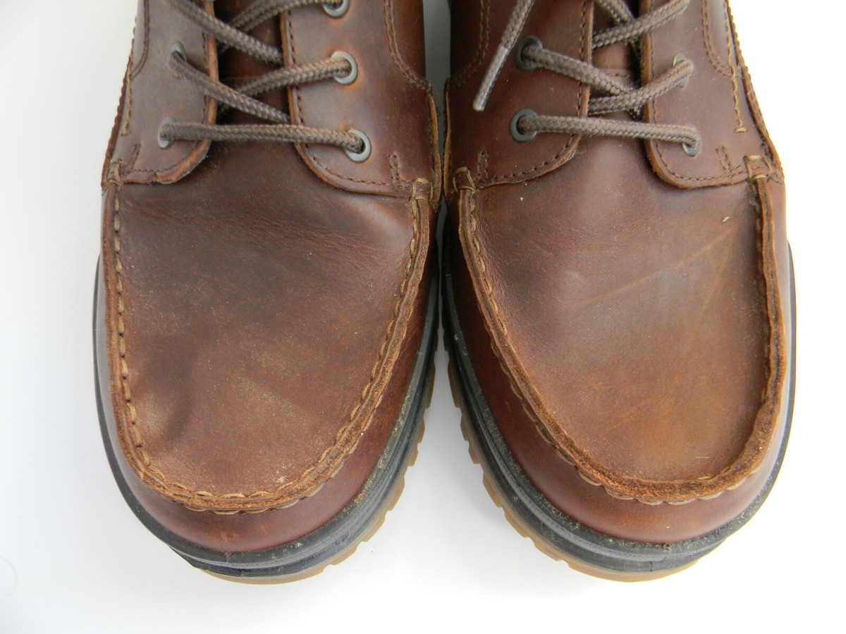 Mens Ecco Gore-Tex Brown Leather Shoes Size 13 | eBay display picture 3