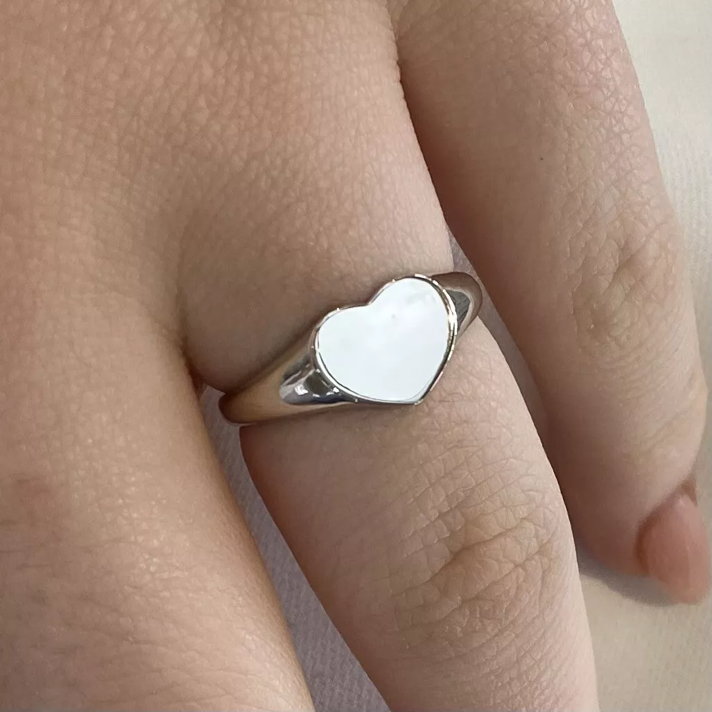 Silver Plated CZ Adjustable Ring Jewellery Women Girls Band Finger Gift |  eBay