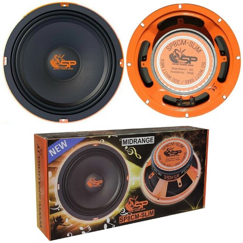 COPPIA SP AUDIO SP8CM-SLIM midrange 20 cm 150 watt rms porte portiere sportelli - Foto 2 di 11