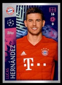 Topps Champions League 2019 2020 Lucas Hernandez Fc Bayern Munchen No 87 Ebay