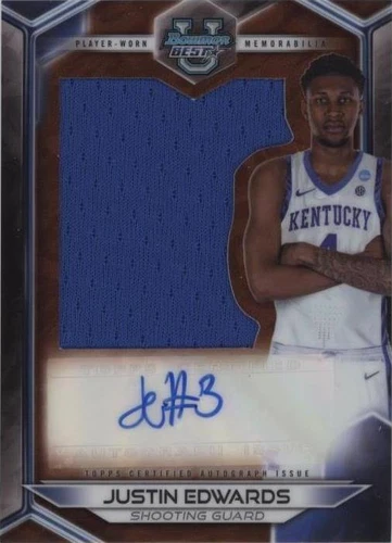 2023-24 Bowman University Best - Justin Edwards #PJR-JE