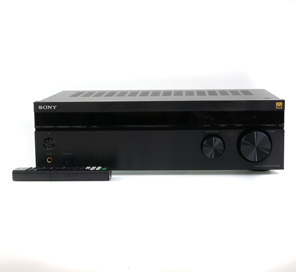 Sony STRDH190 2 Channel Home Theater Stereo Receiver with Bluetooth Connectivity 695975383267 eBay