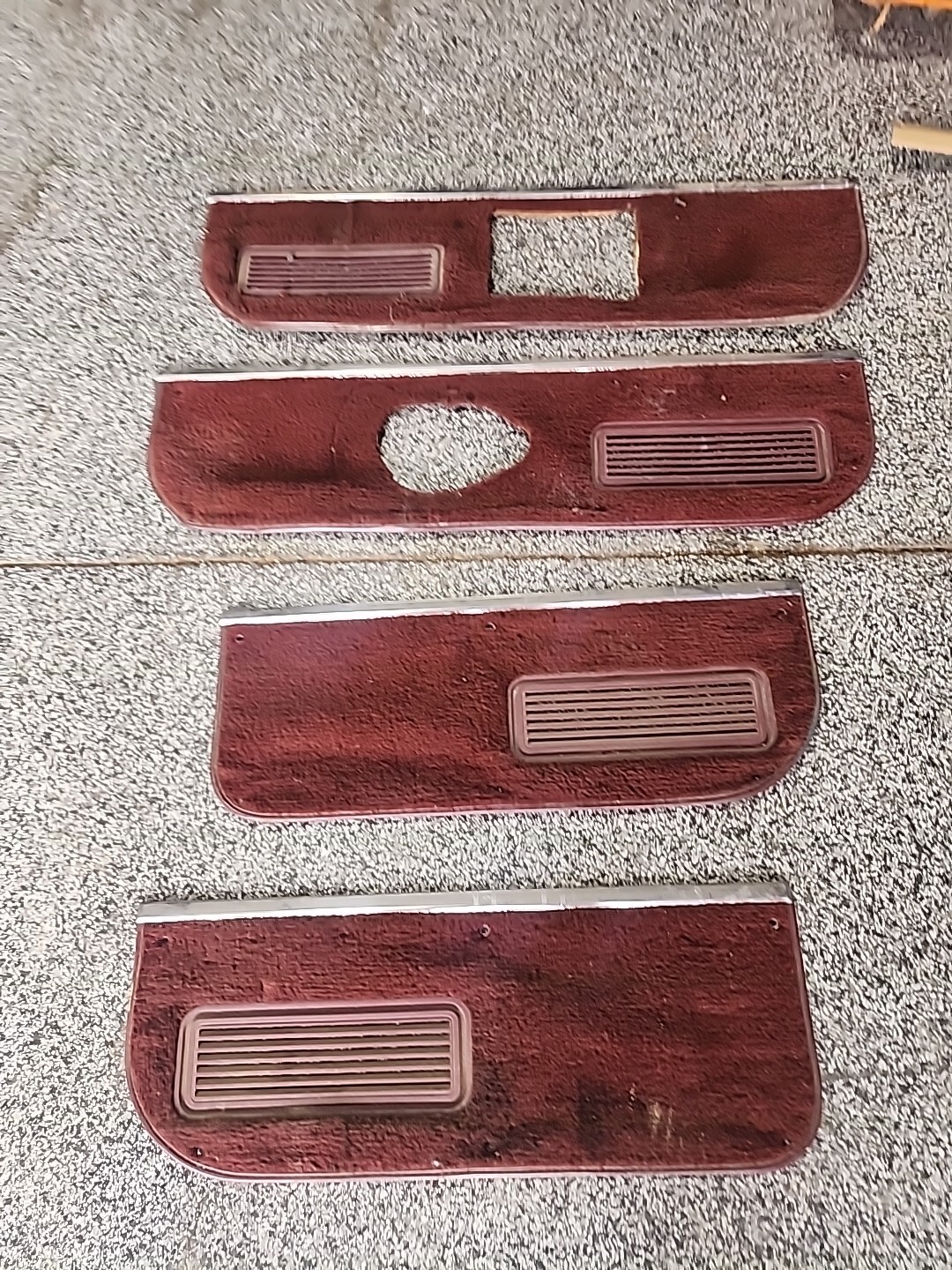 7387 Chevy Squarebody C/K1030 K5 Blazer Suburban Front Door Carpet Panel Set eBay