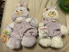 1999 Fisher Price Hannahberry  Berrybeth Briarberry Bunny Plush Stuffed tags