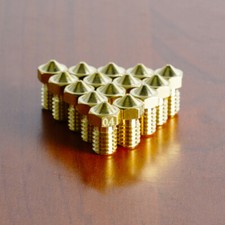 20PCS 3D Printer E3D Extruder Nozzles Brass V5/6 Print Head 1.75MM Filament