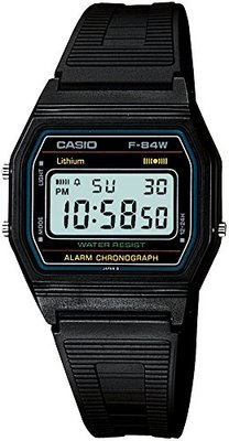 100% Authentic! CASIO Standard F-84W-1 Black Men's Watch New Japan