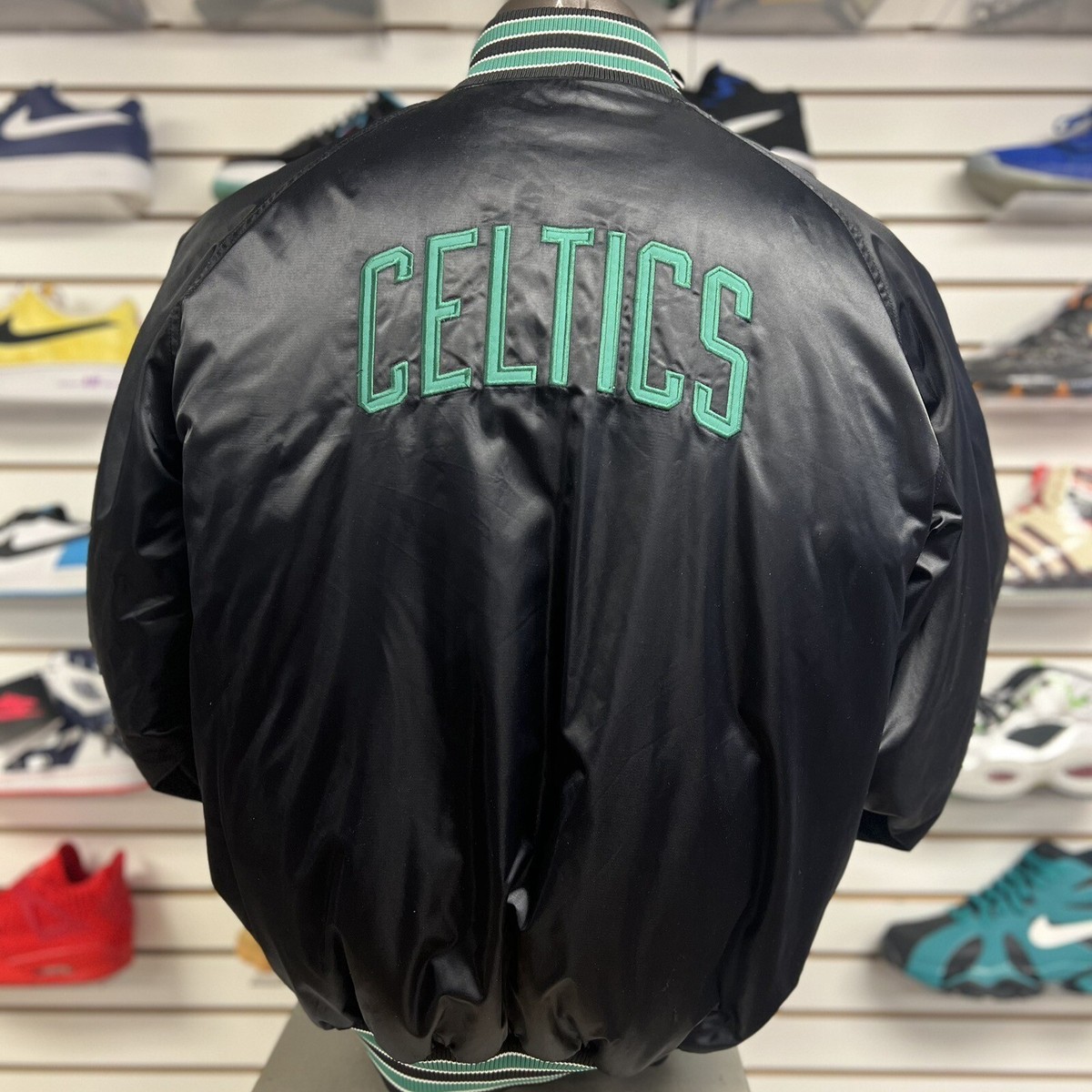 vintage 90s nike nba boston celtics bomber jacket | eBay