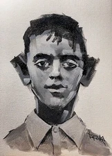 ORIGINAL Abstract Figurative Acrylic Portrait Paintings Portrait Painting