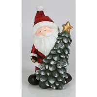 1 X Weihnachtsmann 41 Cm Figur Tannenbaum Dekoration Led Weihnachten Nikolaus
