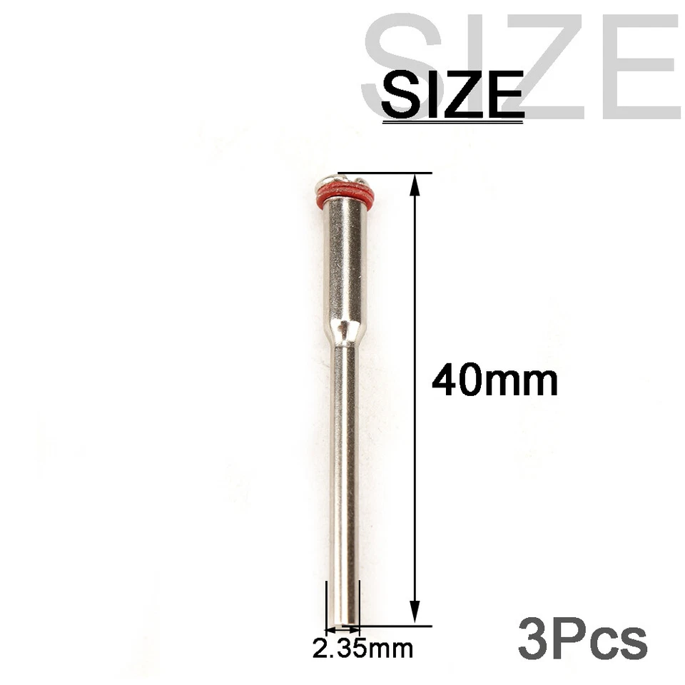 10Pc 2.35/3mm Cut-off Disc Wheel Screw Mandrel For Dremel Rotary Tool Connecting - Image 2 of 4