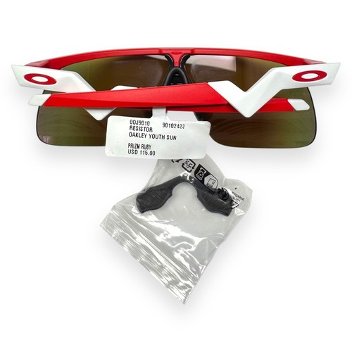 Oakley Youth Fit Sunglasses OJ9010-2423 Resistor XS Red Prizm Ruby Kids Size - Picture 5 of 10