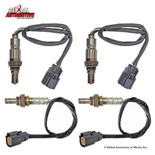 Set of 4 Bosch Oxygen O2 Sensor for 2015-2019 Ford Mustang V6 3.7L V8 5.2L