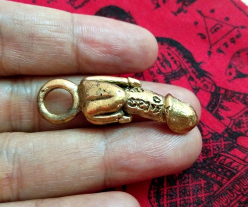 Ciondolo Paladkik Thai Amuleto Ottone Talismano Ricco Amore Charm Sacro Commercio Ricco - Foto 5 di 7