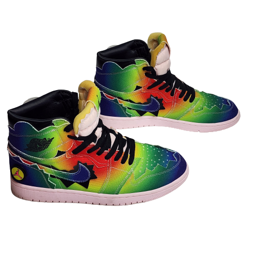 Size 9 - Jordan 1 Retro OG High x J Balvin Tie Dye