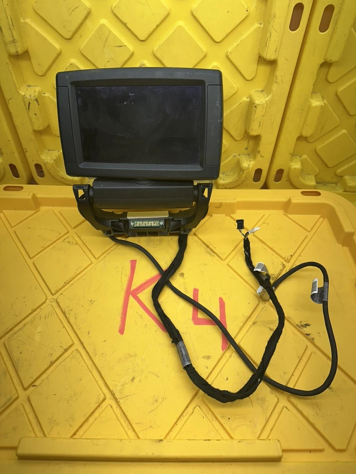 BMW X5 2007-2014 3,0 L compartimento asiento trasero reproductor de DVD monitor OEM Foto 3 de 4