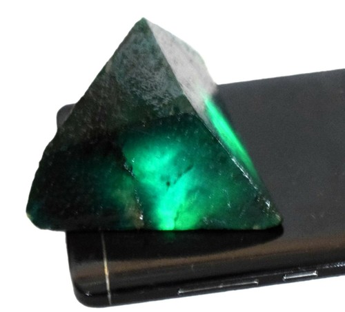 450 Ct/1 Piece Colombian Emerald Natural Gemstone Polished Rough GH333 - Picture 8 of 10