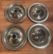 1977 1978 1979 Ford Thunderbird Set Of 4 Wheel Cover Hubcaps Oem 77 78 79