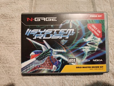 SYSTEM RUSH Nokia N-Gage GOLD MASTER REVIEW KIT ANLEITUNG VERSIEGELT