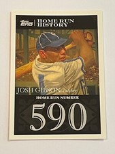 2007 Topps Baseball Home Run History #590 - Josh Gibson - Pittsburgh Crawfords
