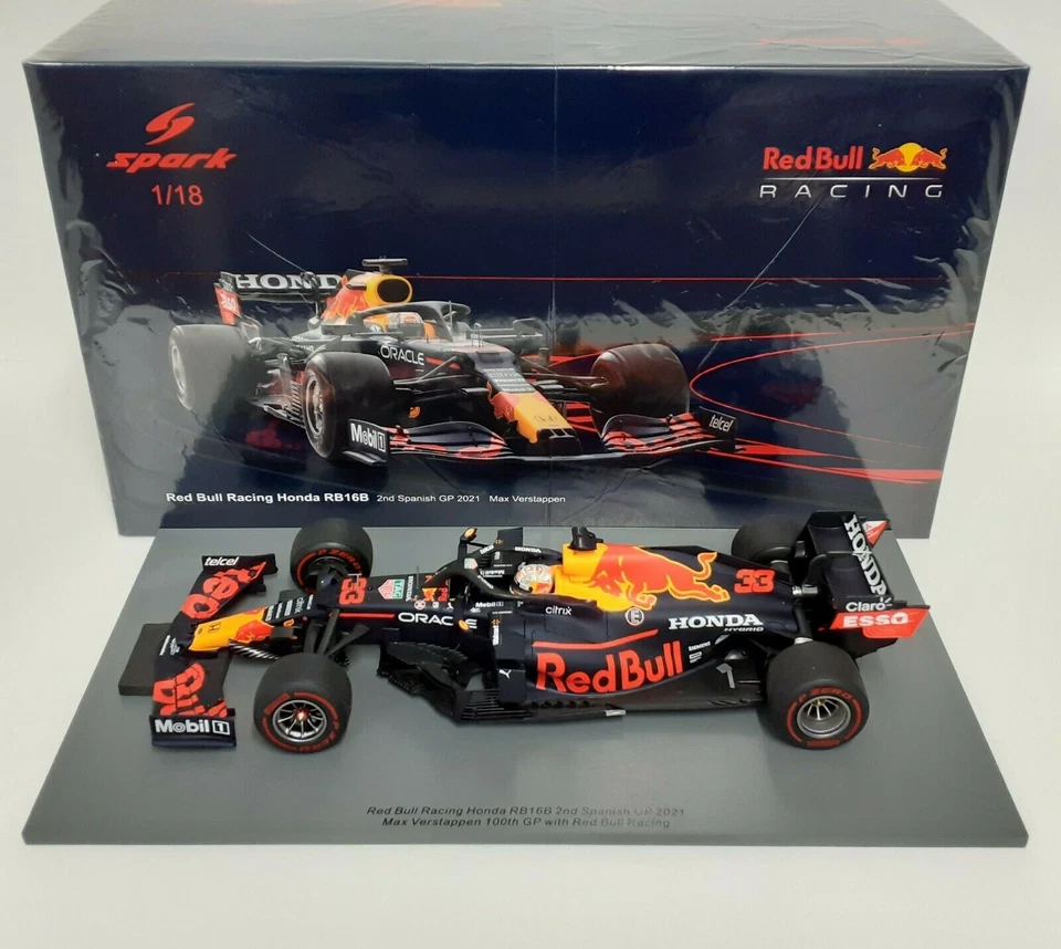 SPARK 1:18 RESINA AUTO F1 HONDA RED BULL RACING RB 16B #33  GP 2021   ART 18S593 - Immagine 2 di 2