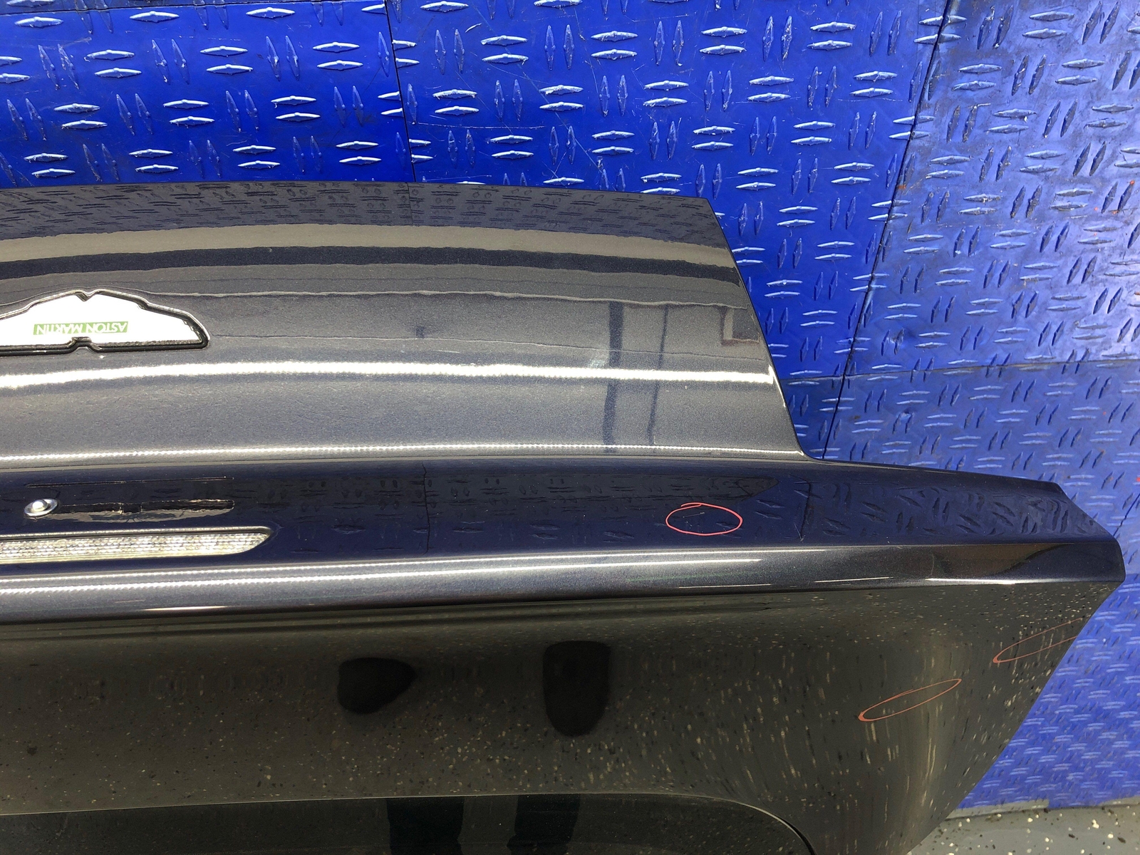 2006-2018 ASTON MARTIN VANTAGE V8 REAR TRUNK DECK HATCH LID BLUE SAPPHIRE OEM